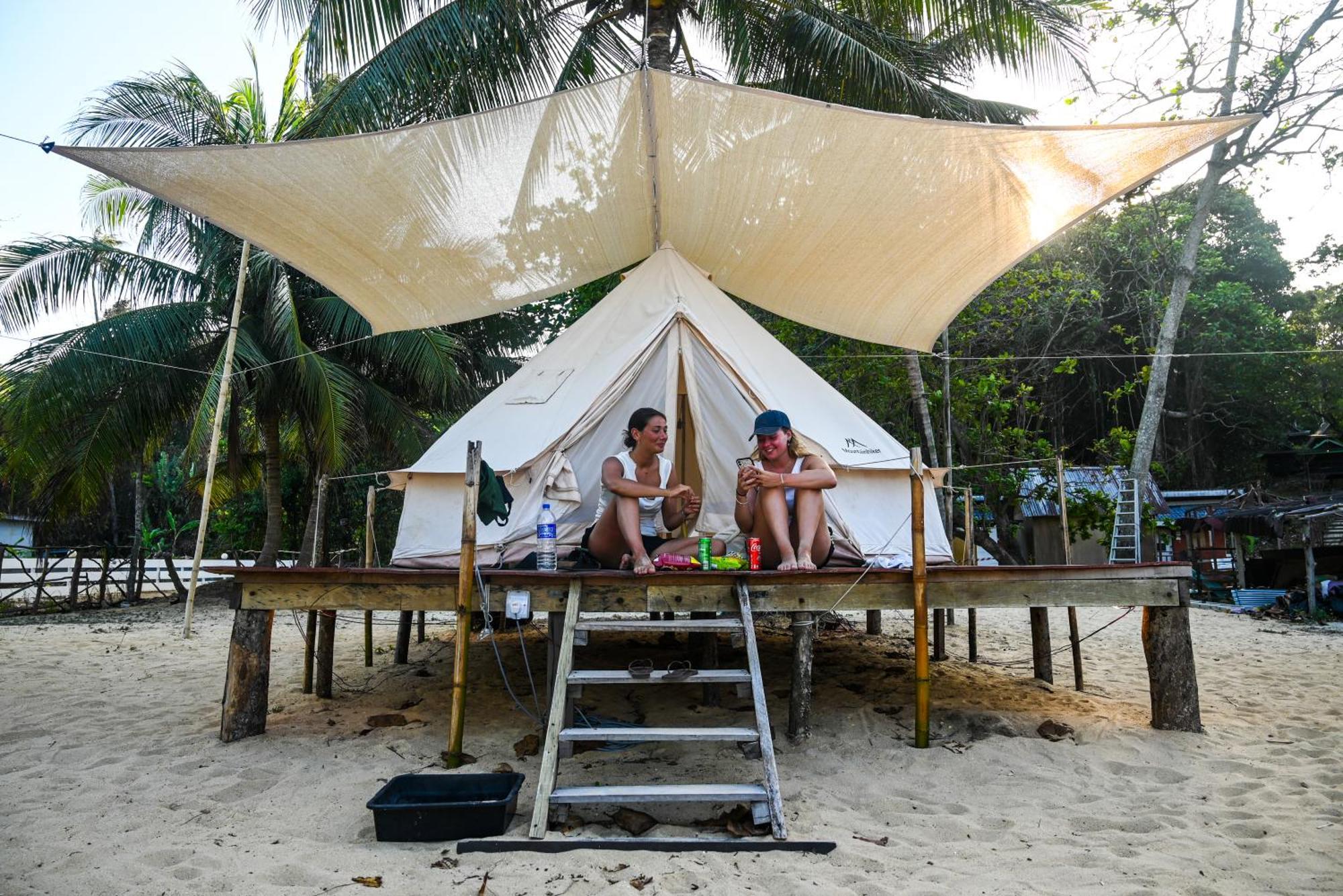 Long Beach Camp Pulau Perhentian Kecil Exteriör bild